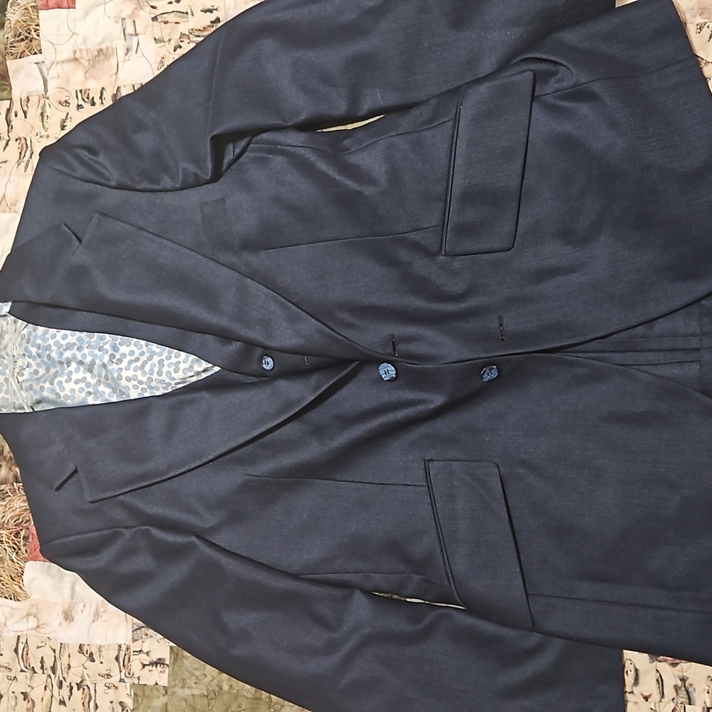 Ghia Sapphire Blue Vest and Jacket